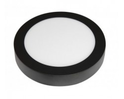 Downlight panel Redondo LED Superficie Negro 20W